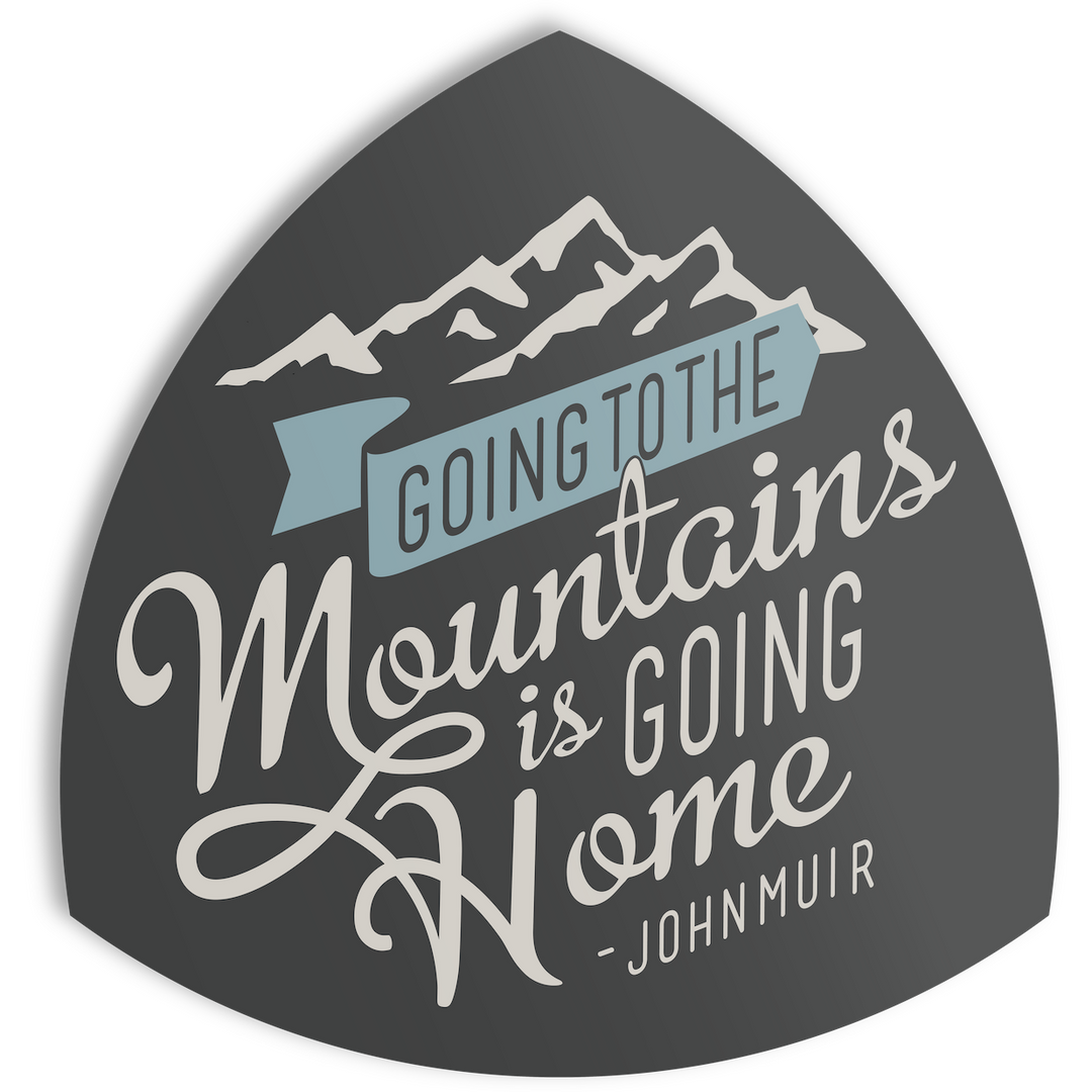 Going to the Mountains Sticker