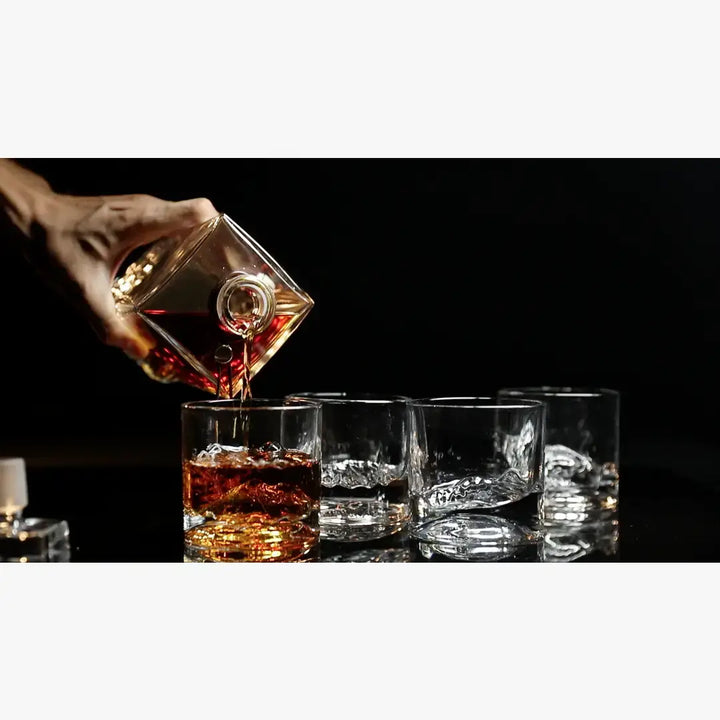 The American Peaks Decanter Set