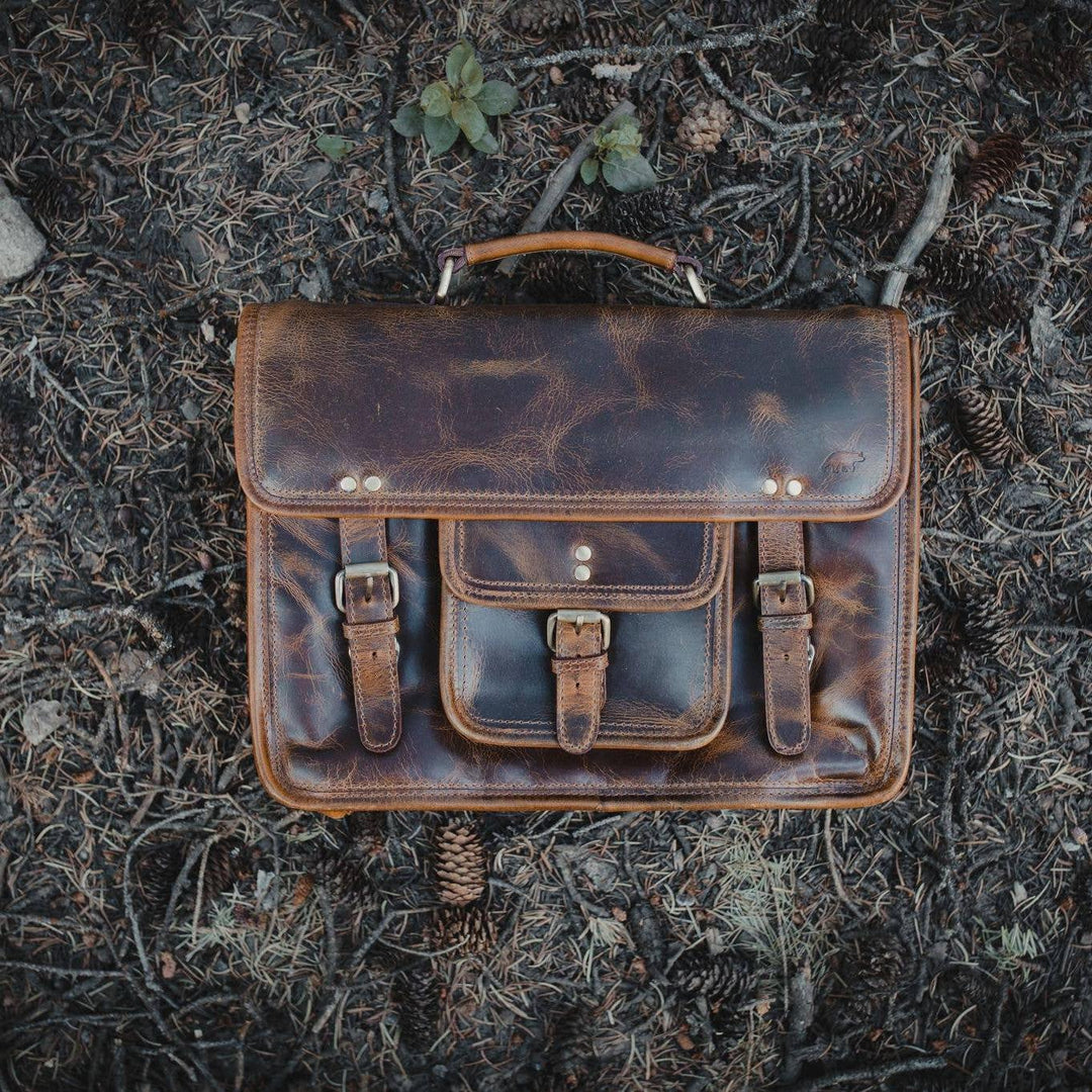 Buffalo Leather Briefcase 18"