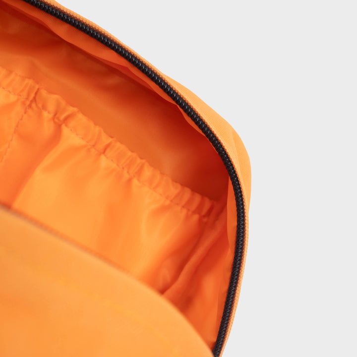 Recycled Polyester Toilet Bag | Orange taupe