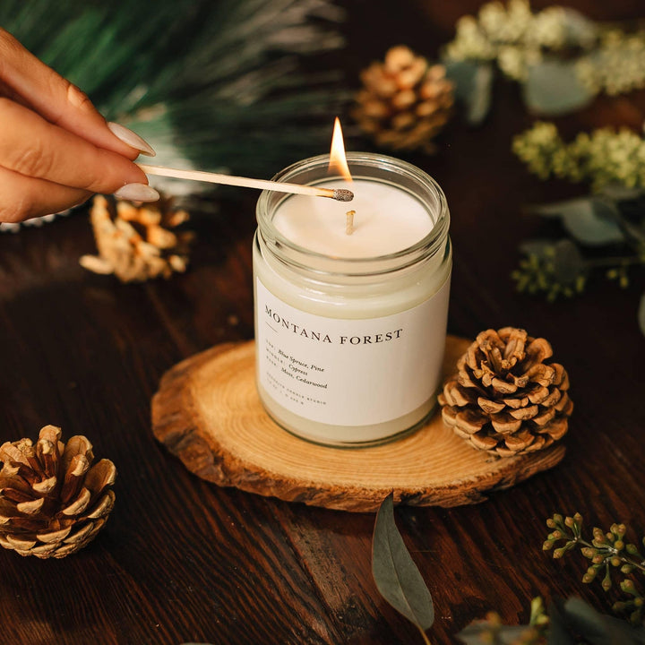 Montana Forest Minimalist Candle