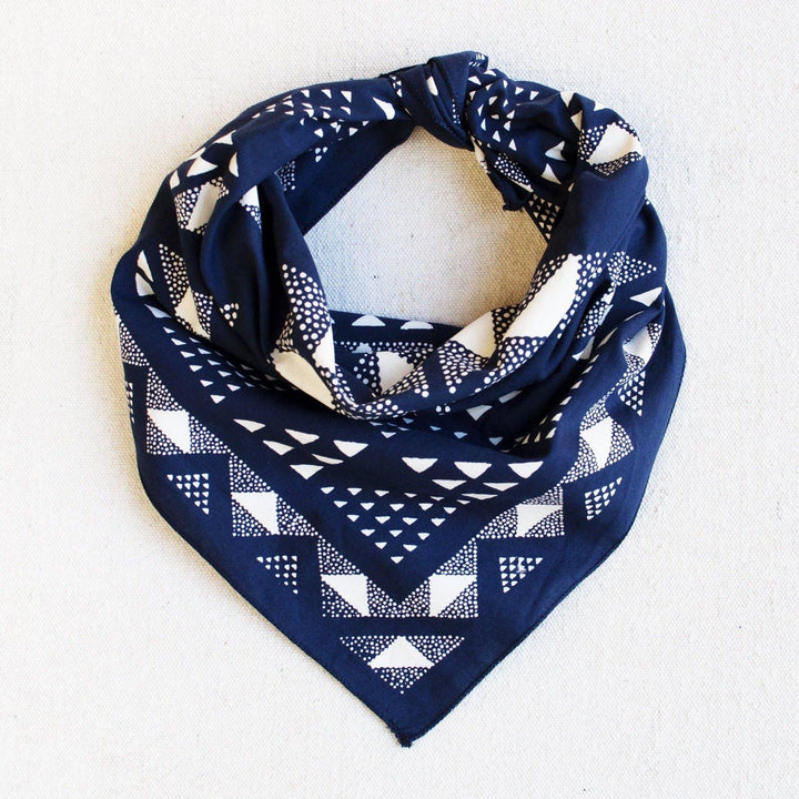 Quilt Bandana l Navy