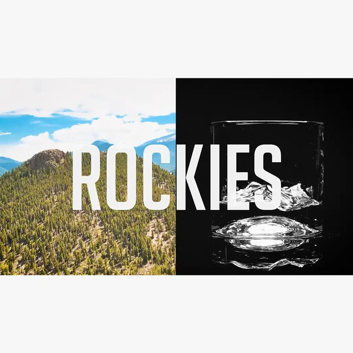 Rocky Mountains Crystal Rocks Glass Set