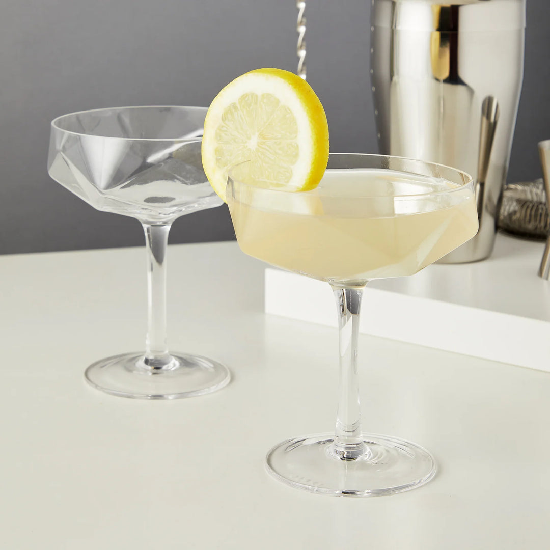 Faceted Martini Coupe