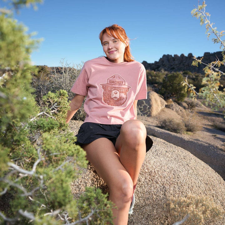 Smokey Logo Women's Short Sleeve Boxy Tee