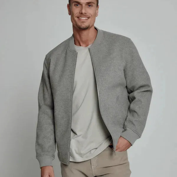 Braxton Bomber | Grey