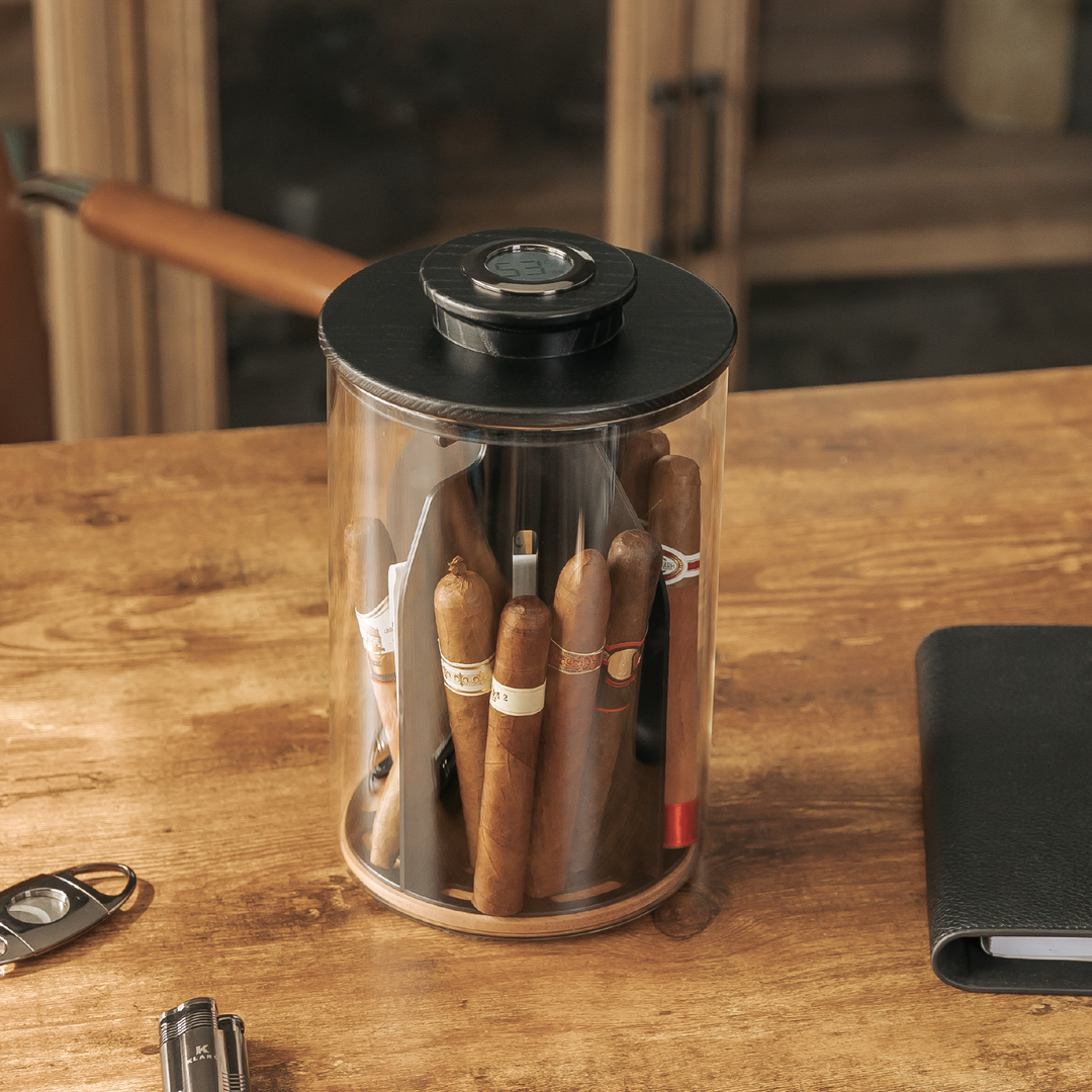 Cylinder Ashwood Humidor