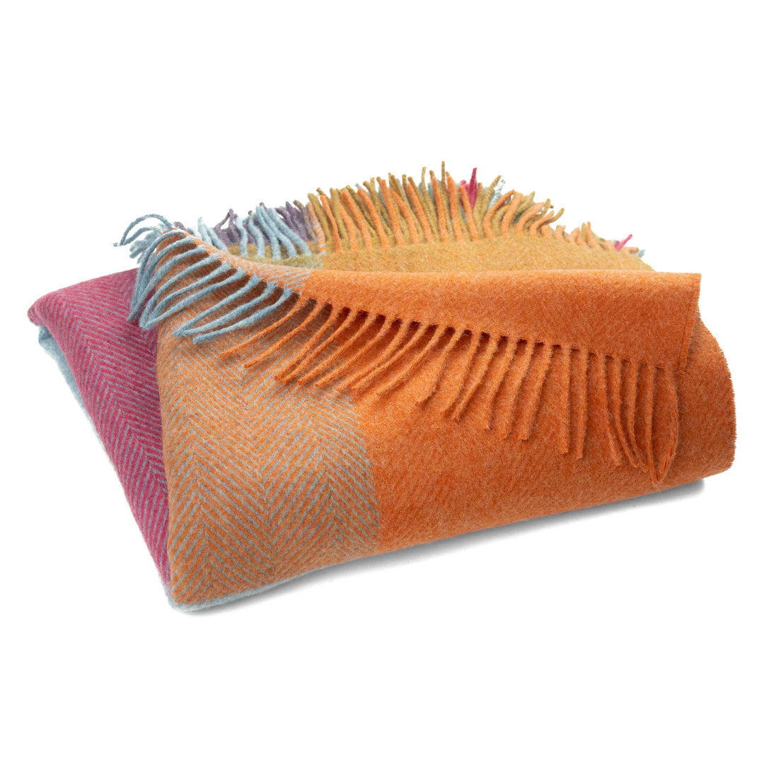 Merino Wool Geo Throw | Kaleidoscope