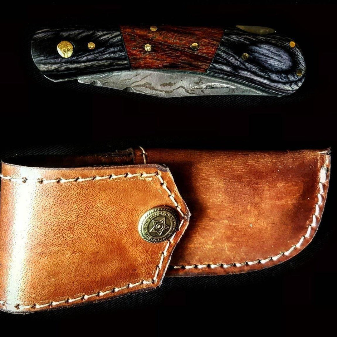 Damascus Steel EDC Pocket knife
