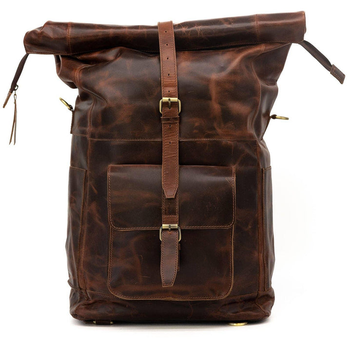 Kobuk Leather Backpack | Antique Brown