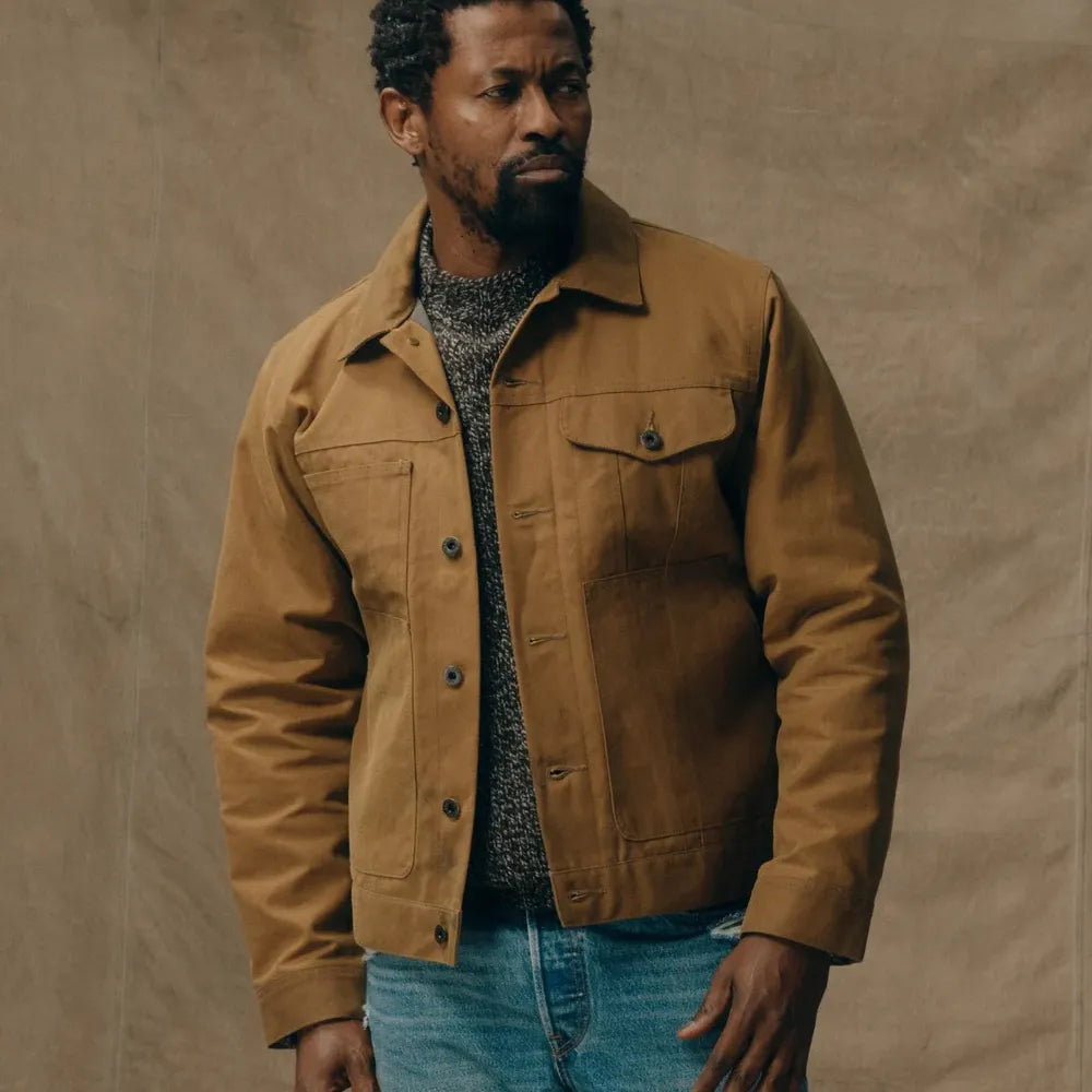 Short Lined Cruiser Jacket | Dark Tan