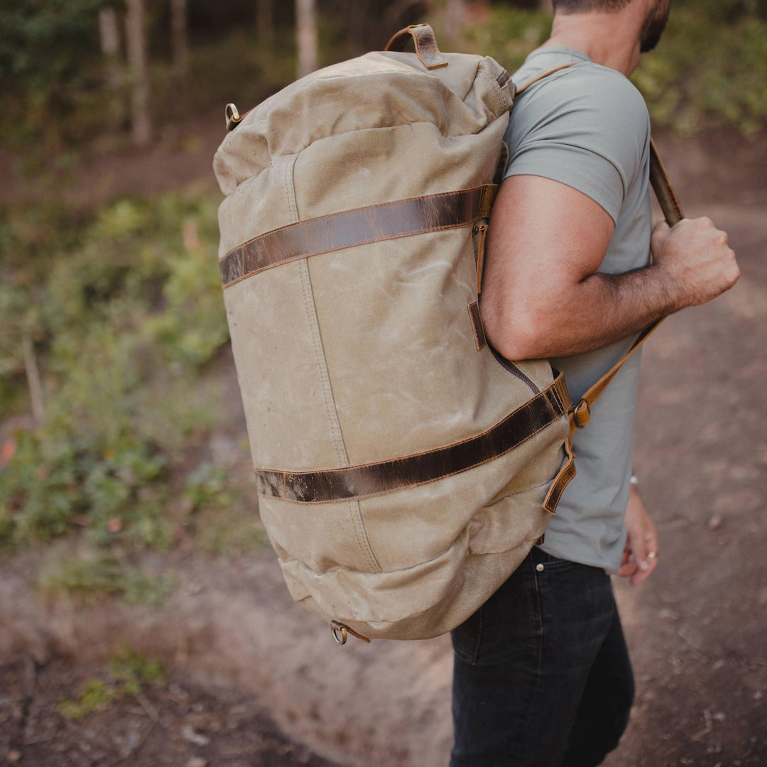 85L Nomad Canvas Duffel | Vintage Sage
