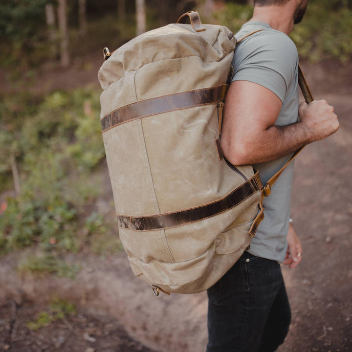 85L Nomad Canvas Duffel | Vintage Sage