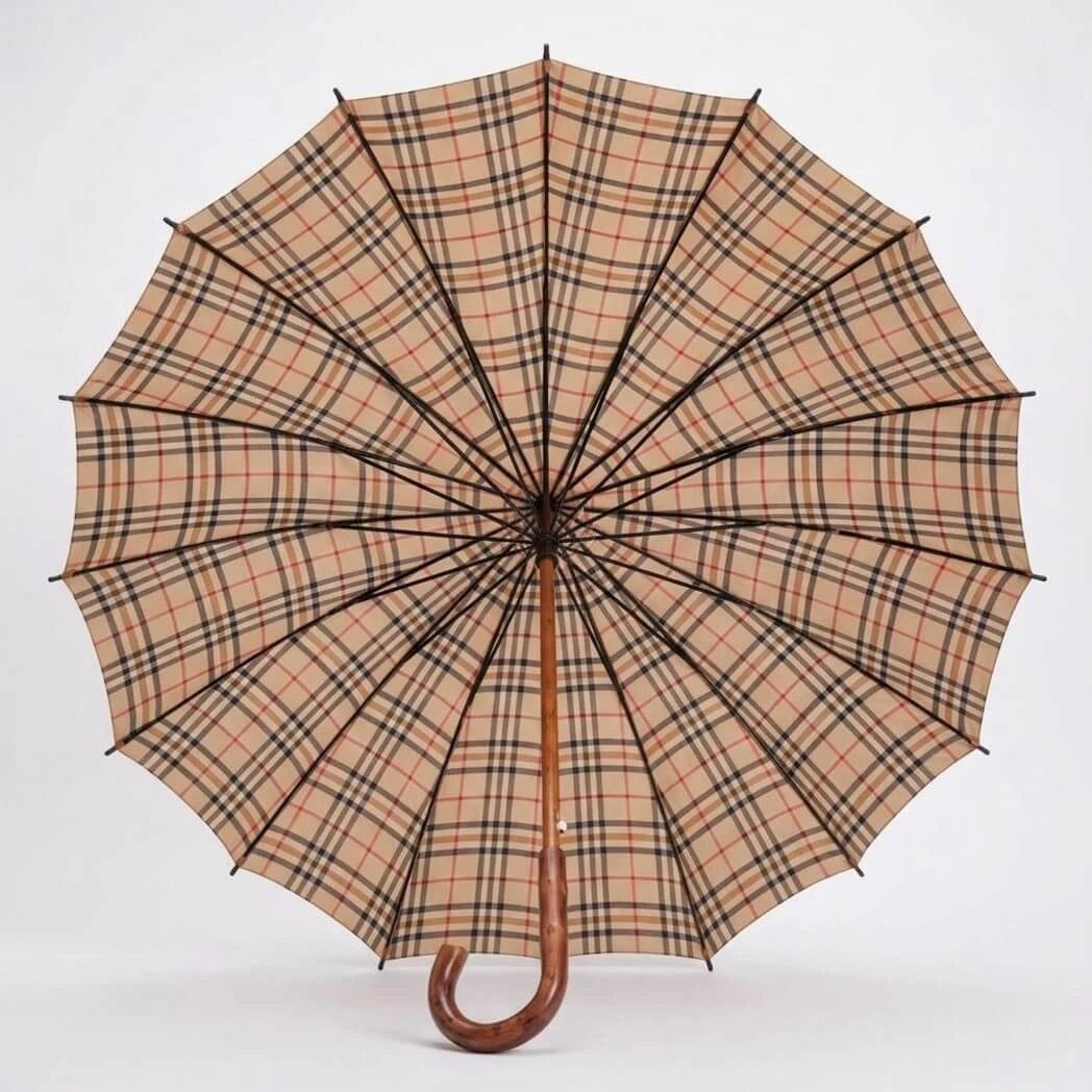 The Tartans Natural Congo Crook Umbrella