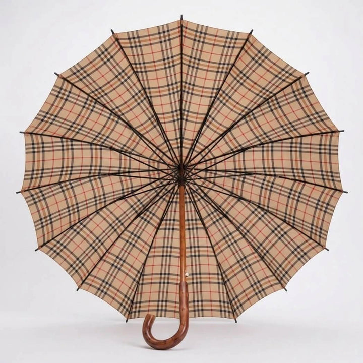 The Tartans Natural Congo Crook Umbrella