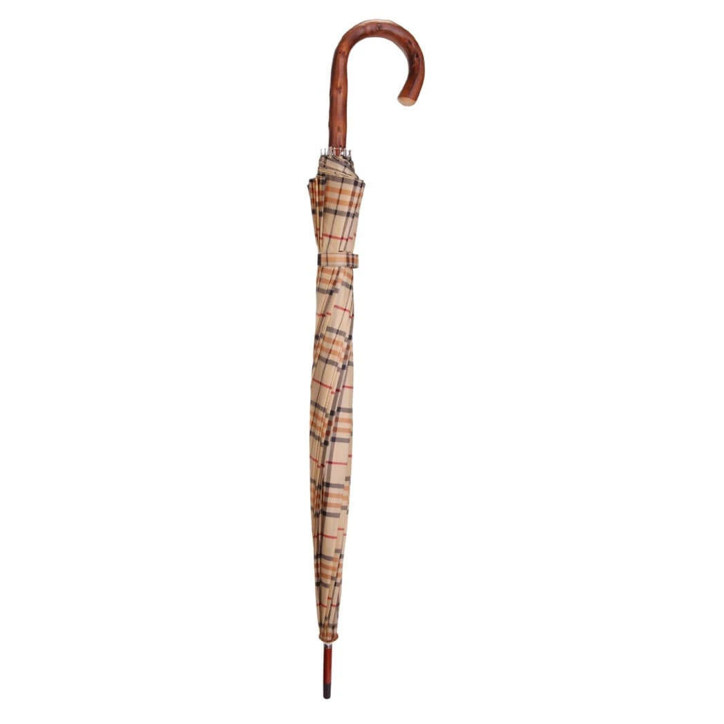 The Tartans Natural Congo Crook Umbrella