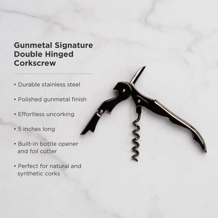 Double Hinged Corkscrew l Gunmetal