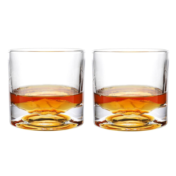 Smoky Mountains Crystal Rocks Glass Set