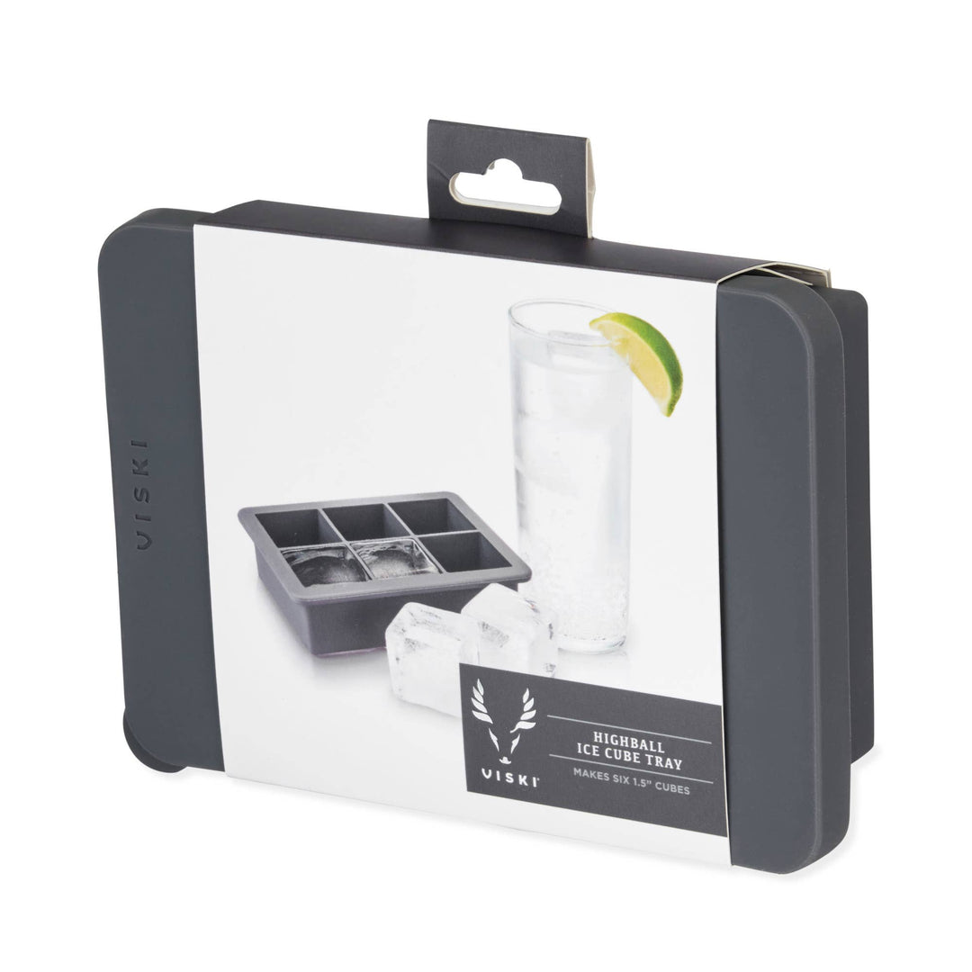 1.5" Highball Ice Cube Tray w/ Lid