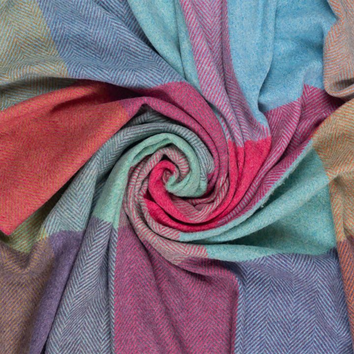 Merino Wool Geo Throw | Kaleidoscope