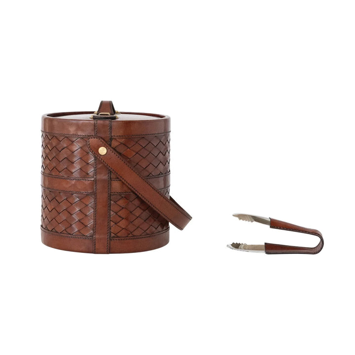 Ice Bucket With Tongs