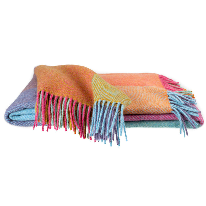 Merino Wool Geo Throw | Kaleidoscope