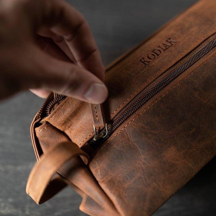 Leather Toiletry Bag