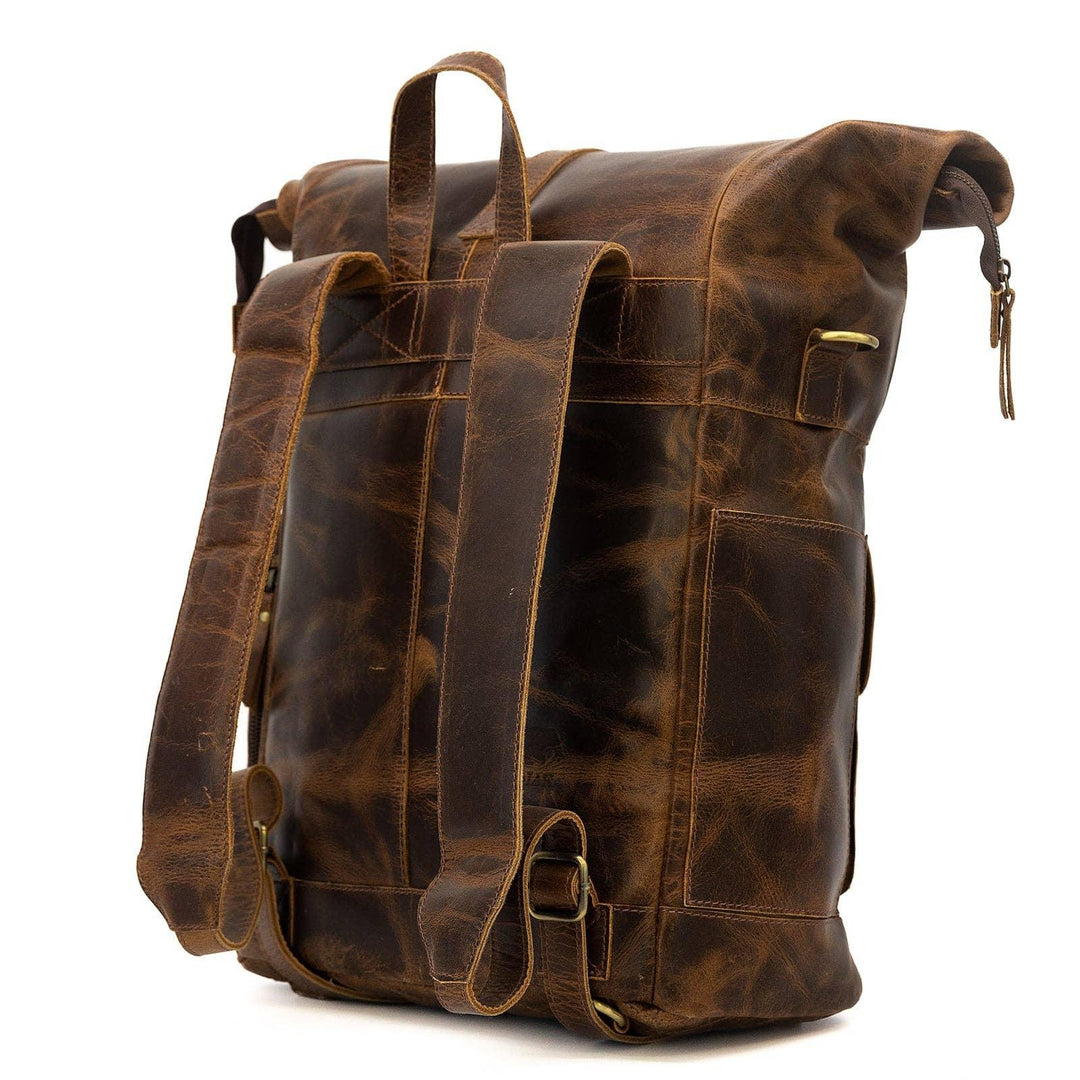 Kobuk Leather Backpack | Antique Brown
