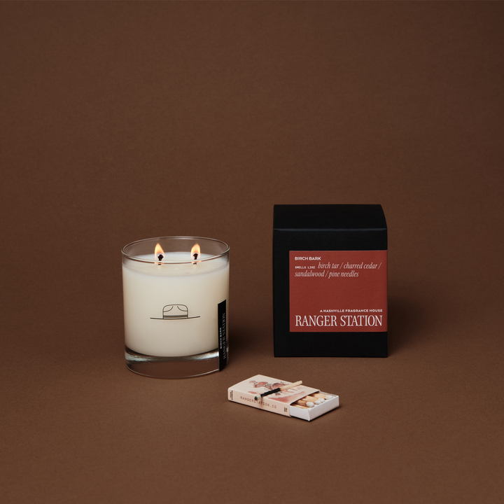Birch Bark Candle
