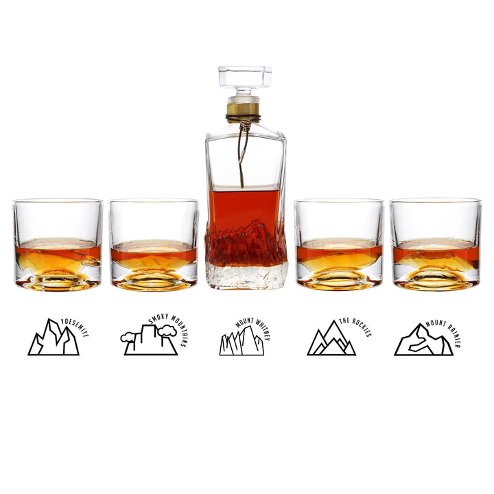The American Peaks Decanter Set