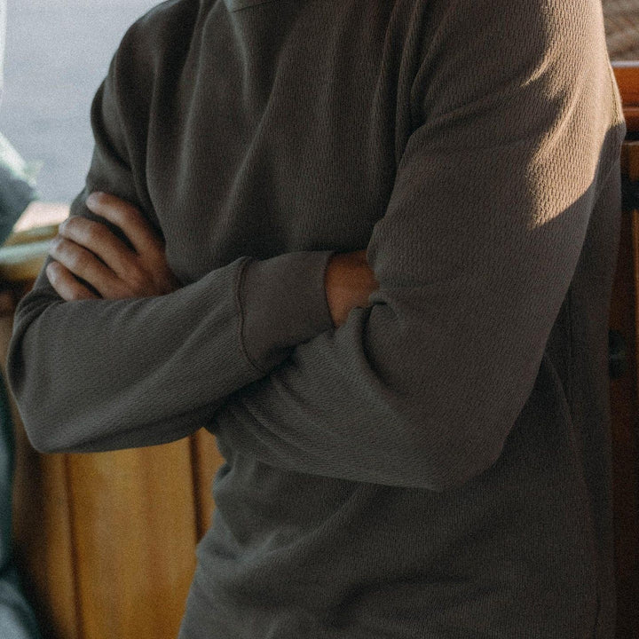 The Organic Cotton Crew | Fatigue Olive Waffle