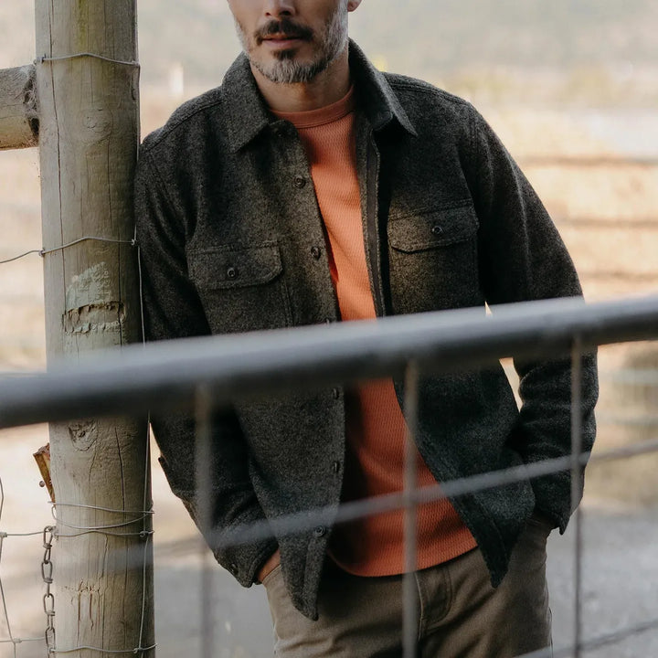 The Organic Cotton Crew | Summit Orange Waffle