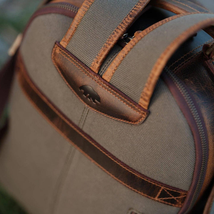 Day Traveler Canvas Backpack | Pewter Green