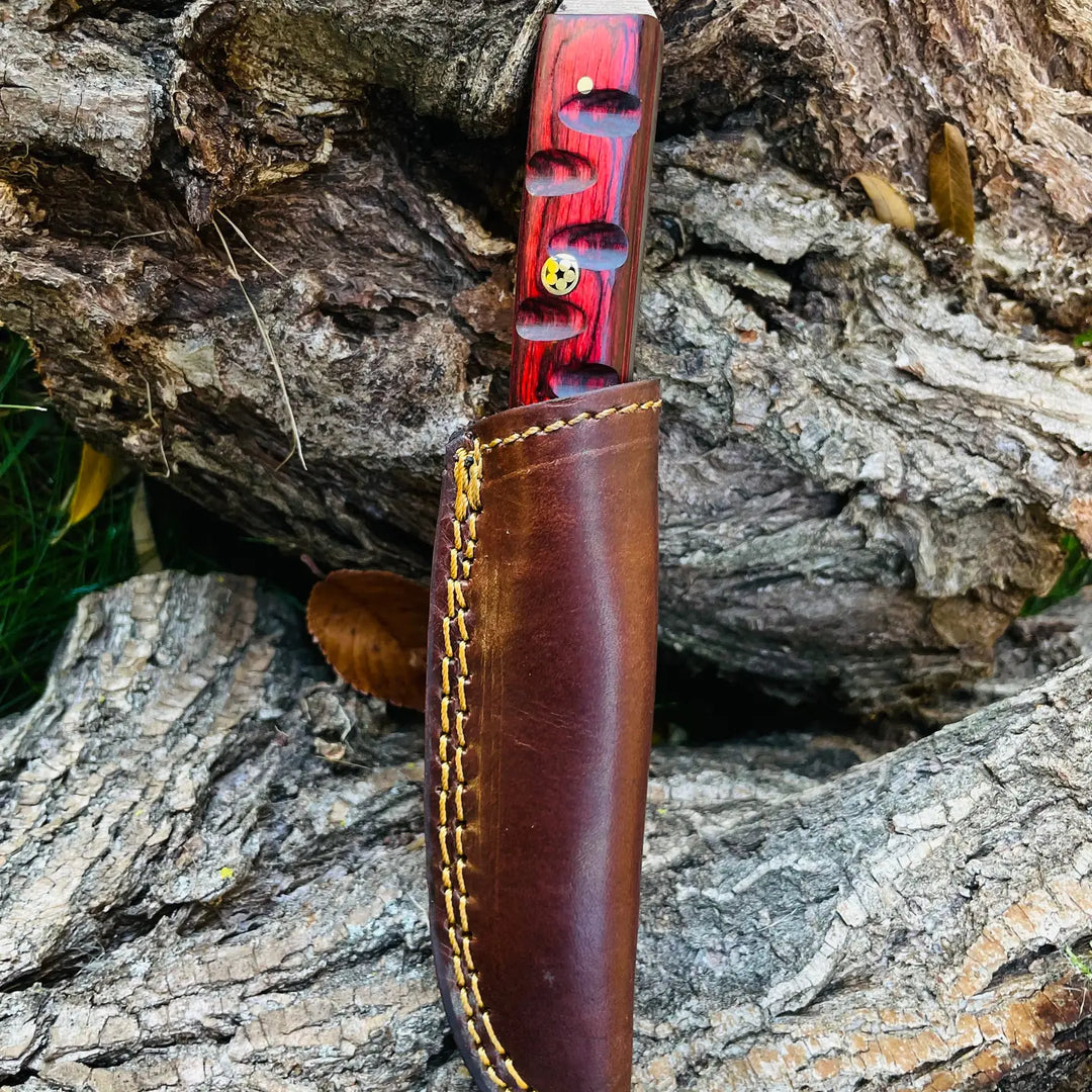 Damascus Steel Compact Tanto Kendo