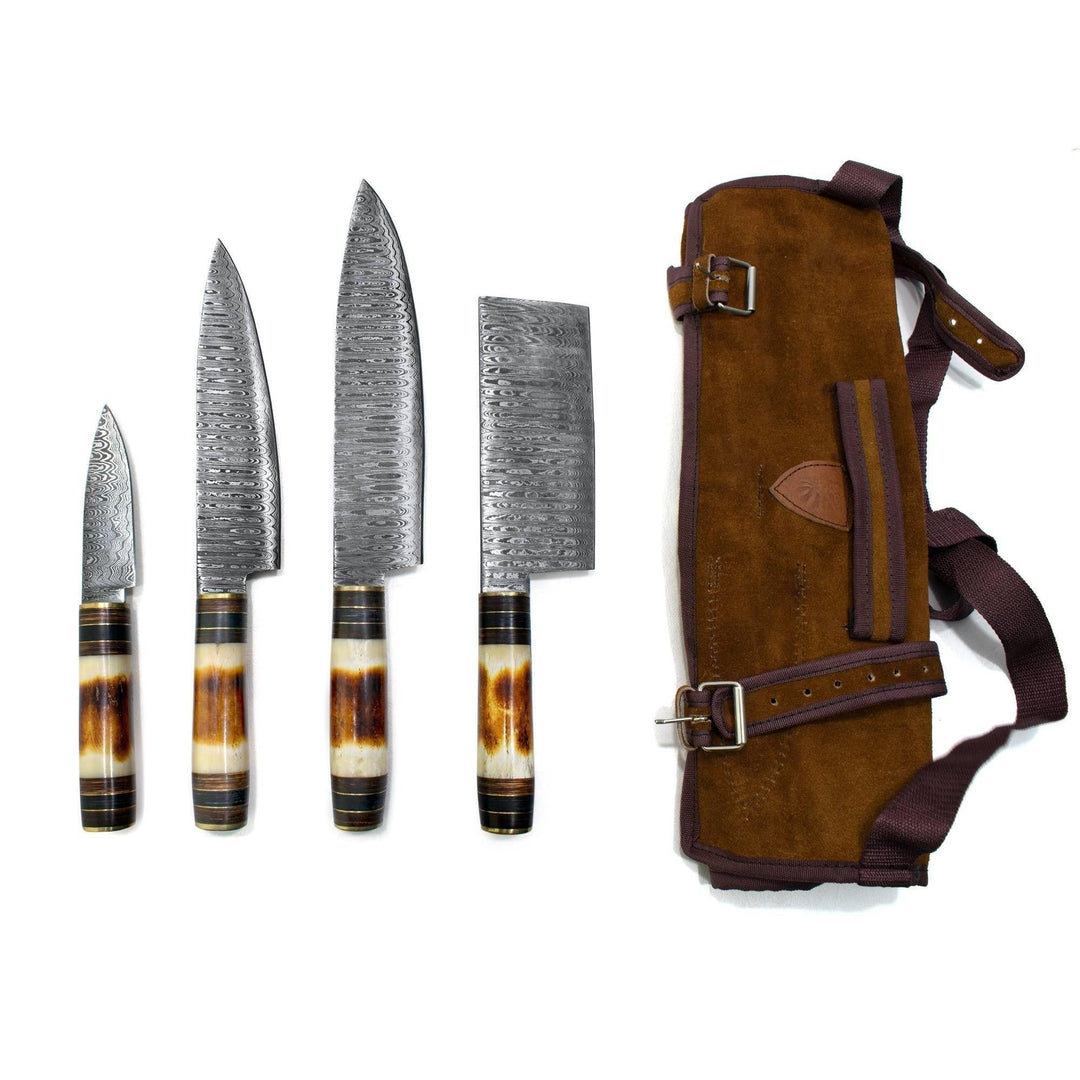 4 Piece Kitchen Set | With leather carry bag