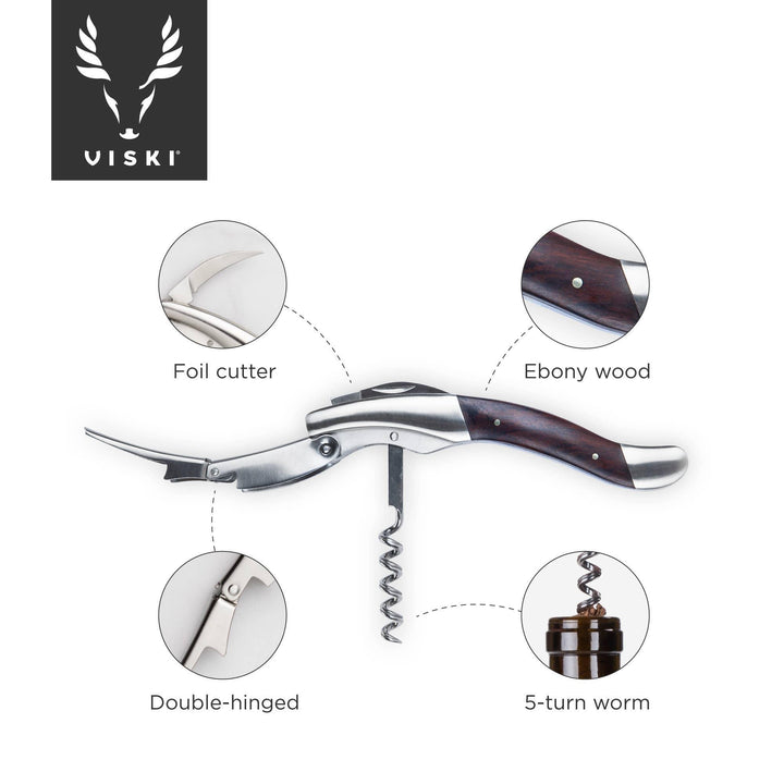 Admiral Wood Heavyweight Corkscrew