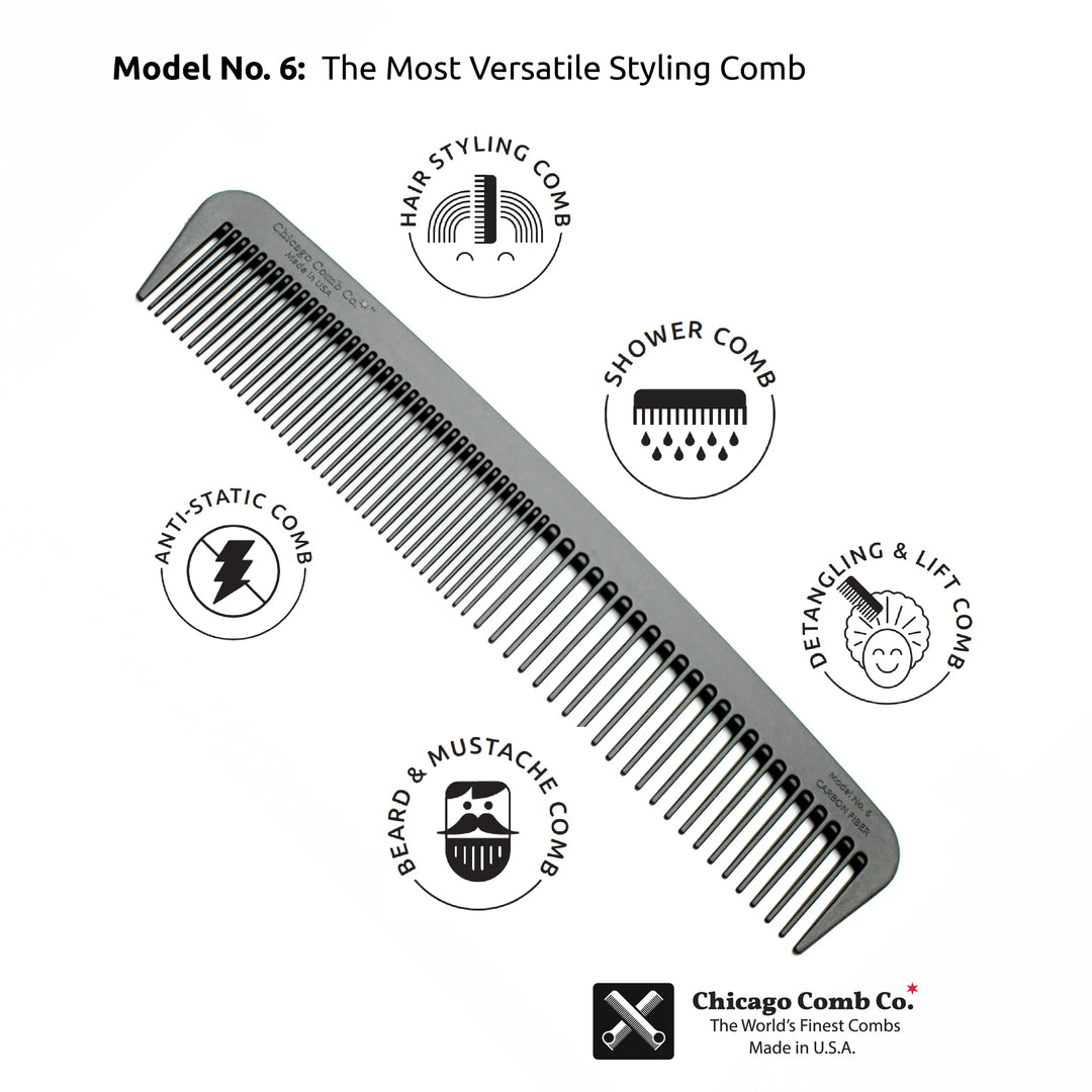 No. 6 Carbon Fiber Comb
