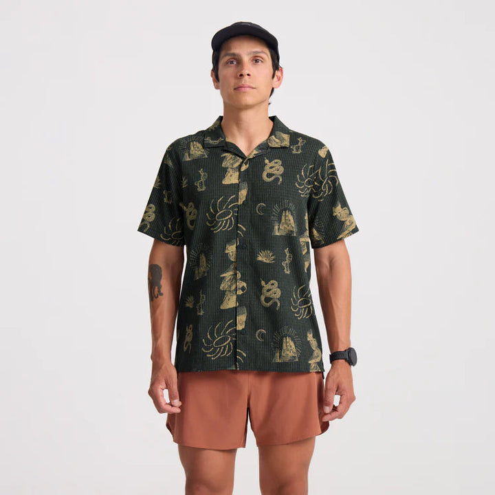 Bless Up Trail Button Up Shirt | Onyx