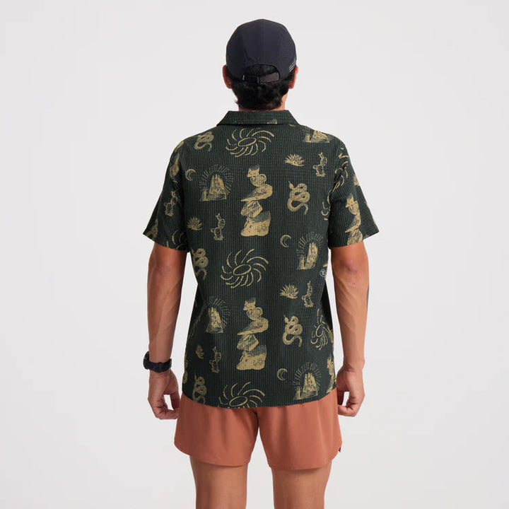 Bless Up Trail Button Up Shirt | Onyx