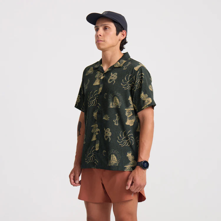 Bless Up Trail Button Up Shirt | Onyx