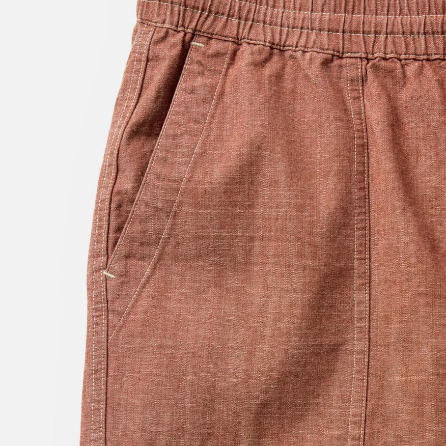 The Breakwater Short | Brick Chambray