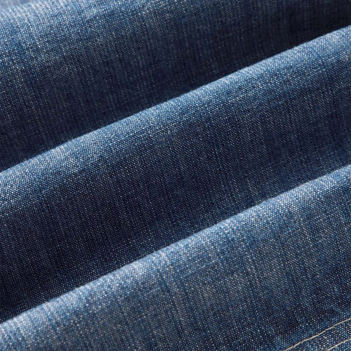 The Breakwater Short | Washed Indigo Chambray