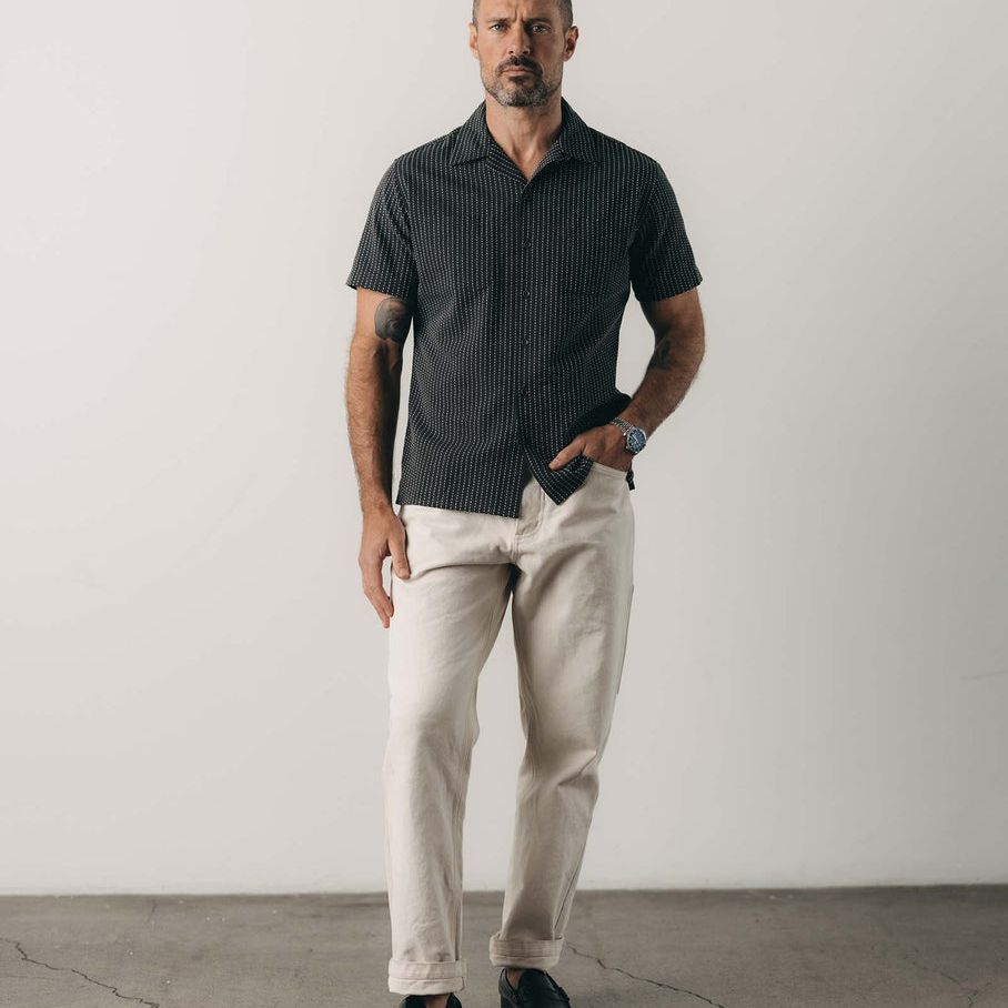 The Conrad Shirt | Pickstitch Stripe Dobby