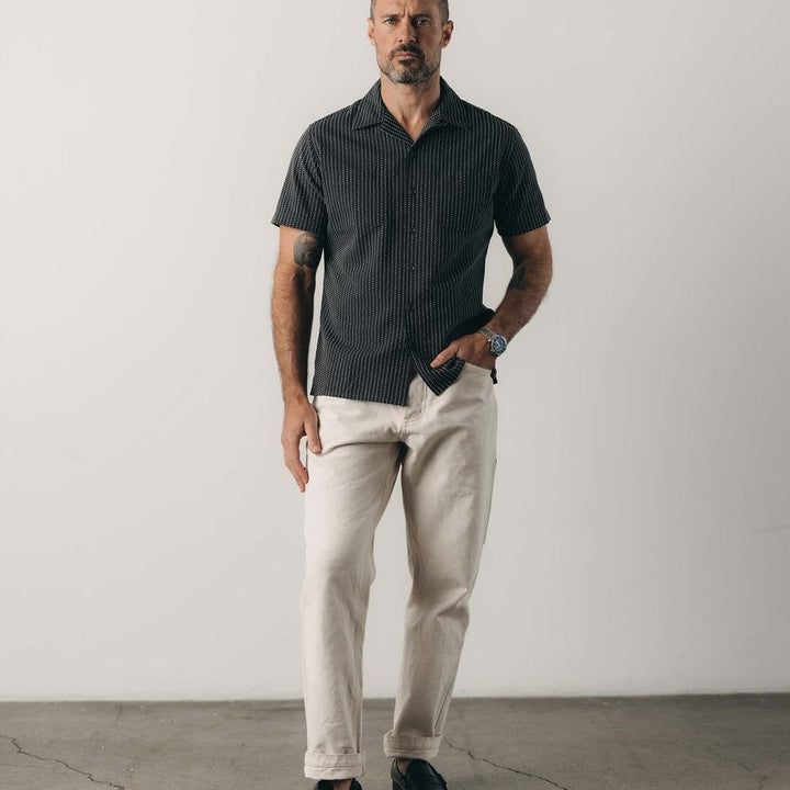 The Conrad Shirt | Pickstitch Stripe Dobby