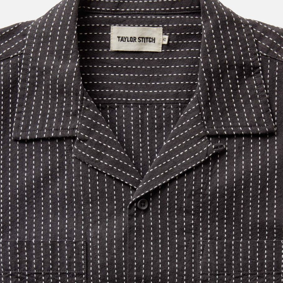The Conrad Shirt | Pickstitch Stripe Dobby