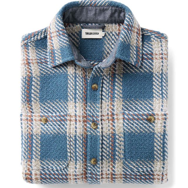 The Cutter Overshirt | Ocean Plaid