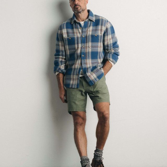 The Cutter Overshirt | Ocean Plaid