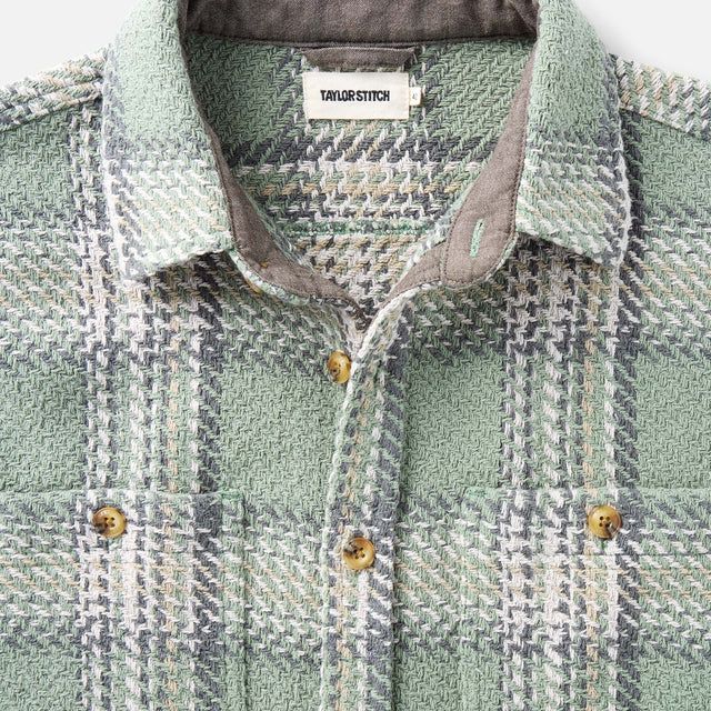 The Cutter Overshirt | Sage Plaid
