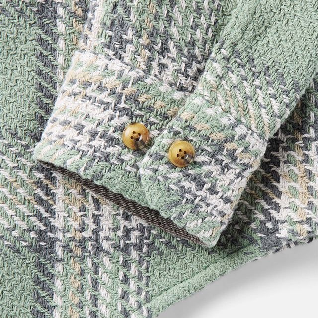 The Cutter Overshirt | Sage Plaid