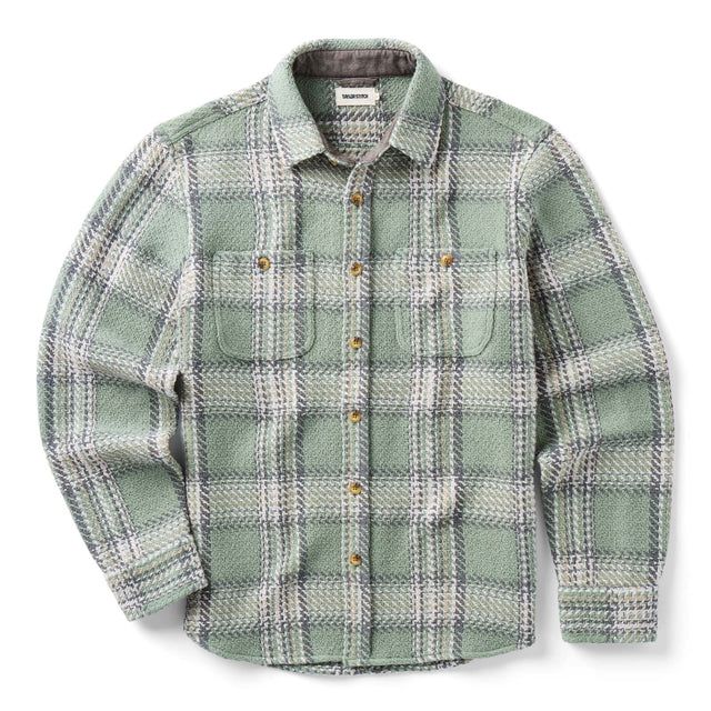The Cutter Overshirt | Sage Plaid